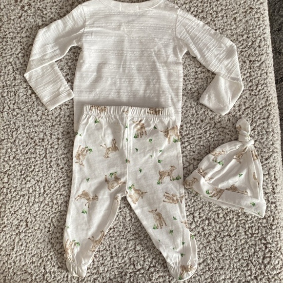 Burt’s Bees Organic Cotton Take me Home Set (NB) in white - Picture 7 of 7